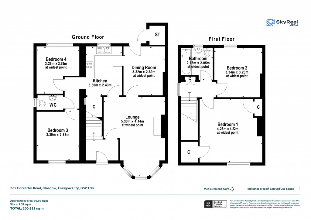 Floorplans For Mosspark, Glasgow