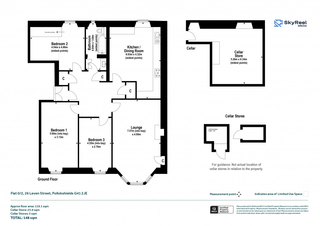 Floorplans For Pollokshields, Glasgow