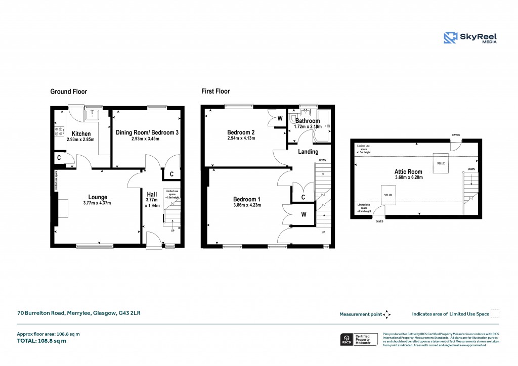 Floorplans For Merrylee, Glasgow