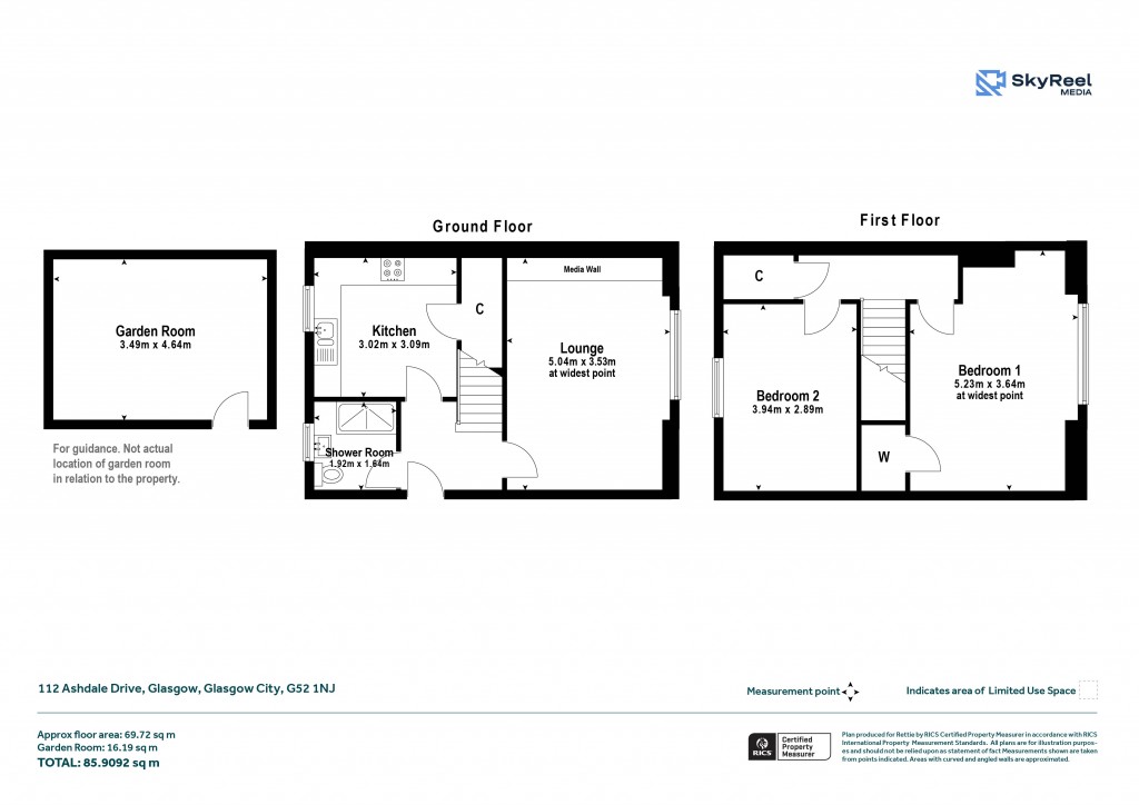 Floorplans For Mosspark, Glasgow