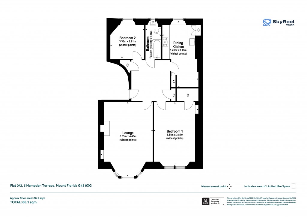 Floorplans For Mount Florida, Glasgow
