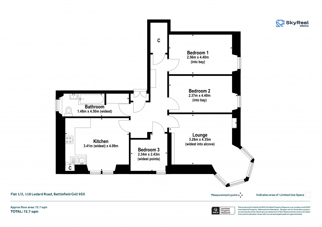 Floorplans For Battlefield, Glasgow