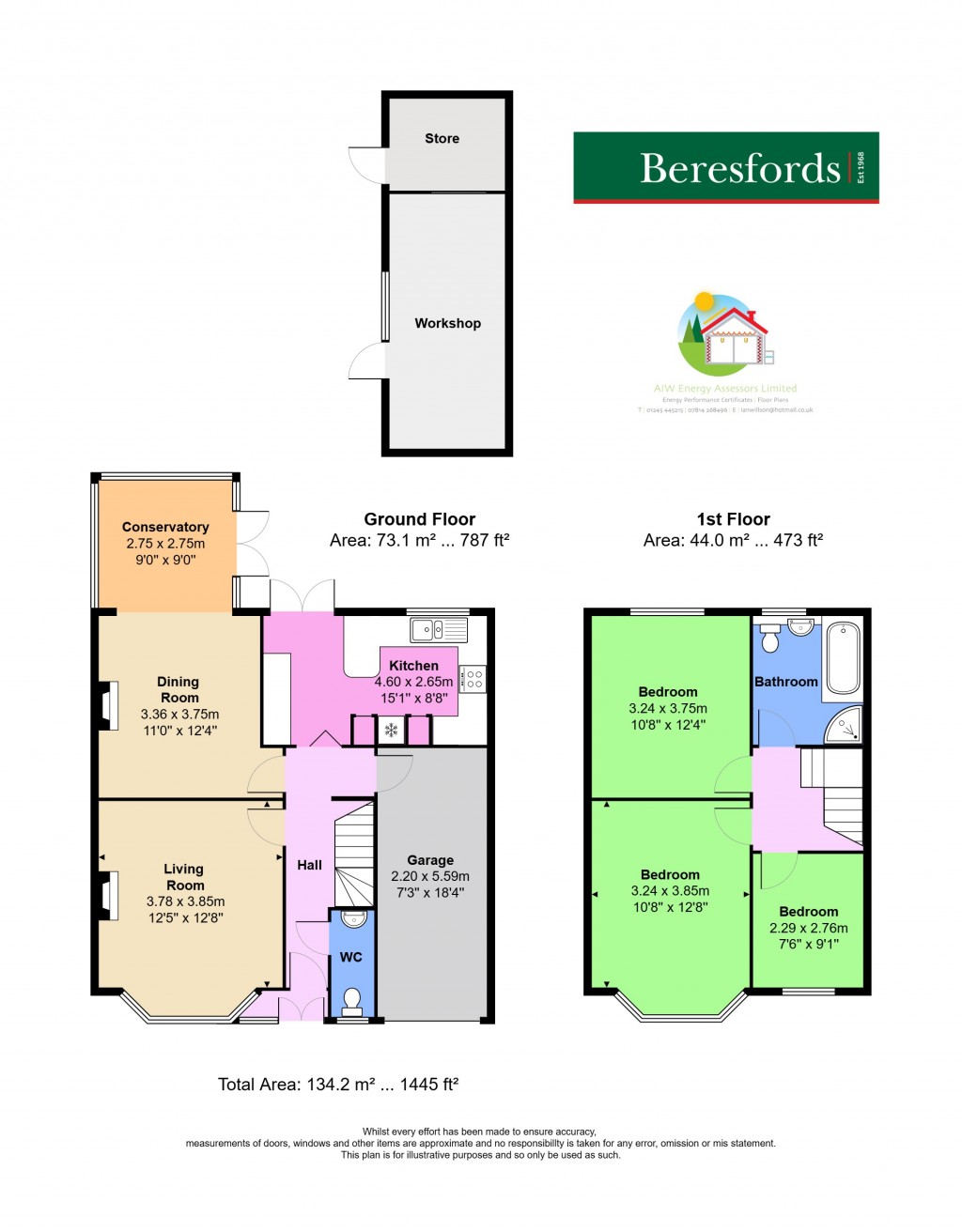 Floorplans For Shenfield, Brentwood, Essex