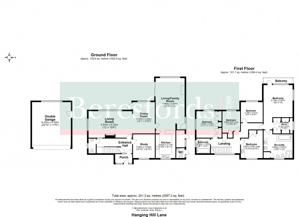 Floorplans For Hutton, Brentwood, Essex