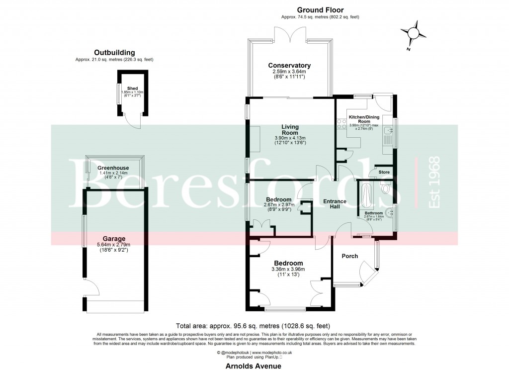 Floorplans For Hutton, Brentwood, Essex