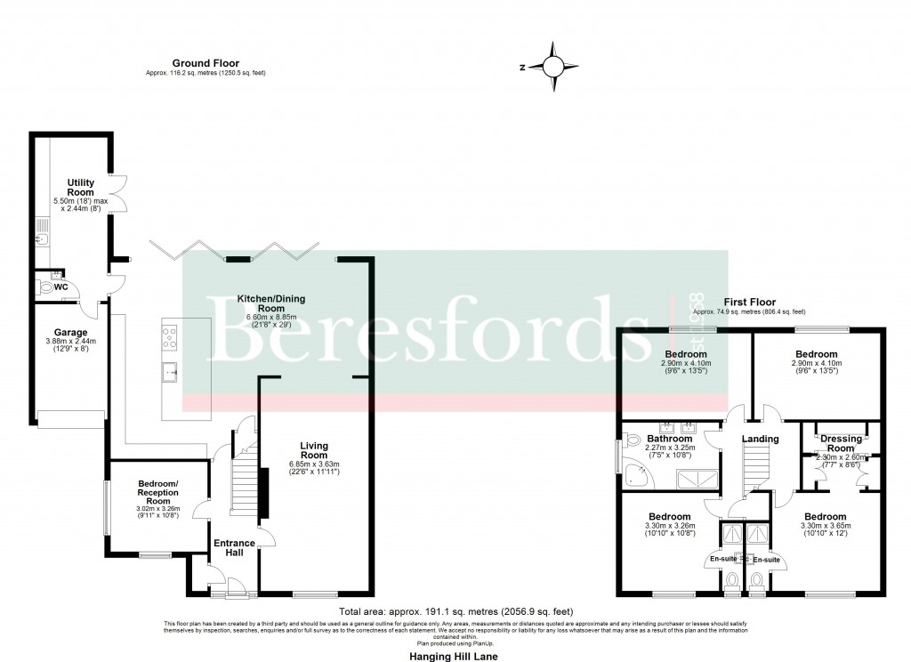 Floorplans For Hutton, Brentwood, Essex