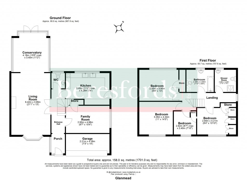 Floorplans For Shenfield, Brentwood, Essex