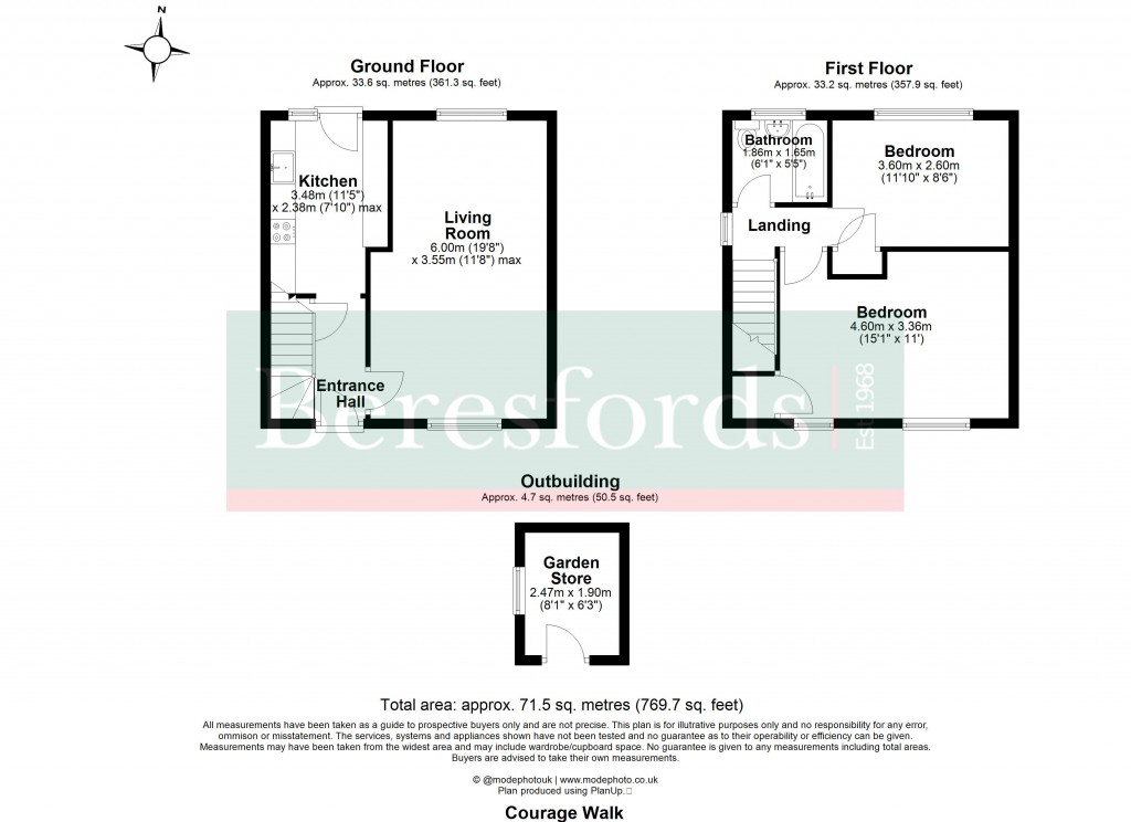 Floorplans For Hutton, Brentwood, Essex