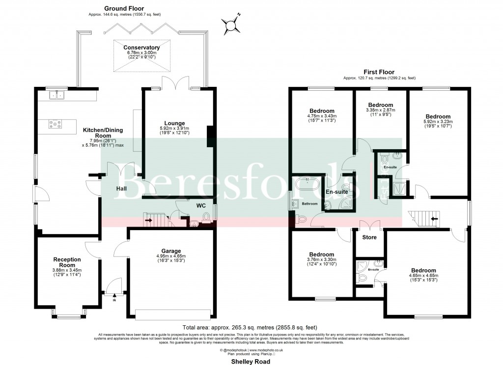 Floorplans For Hutton, Brentwood, Essex