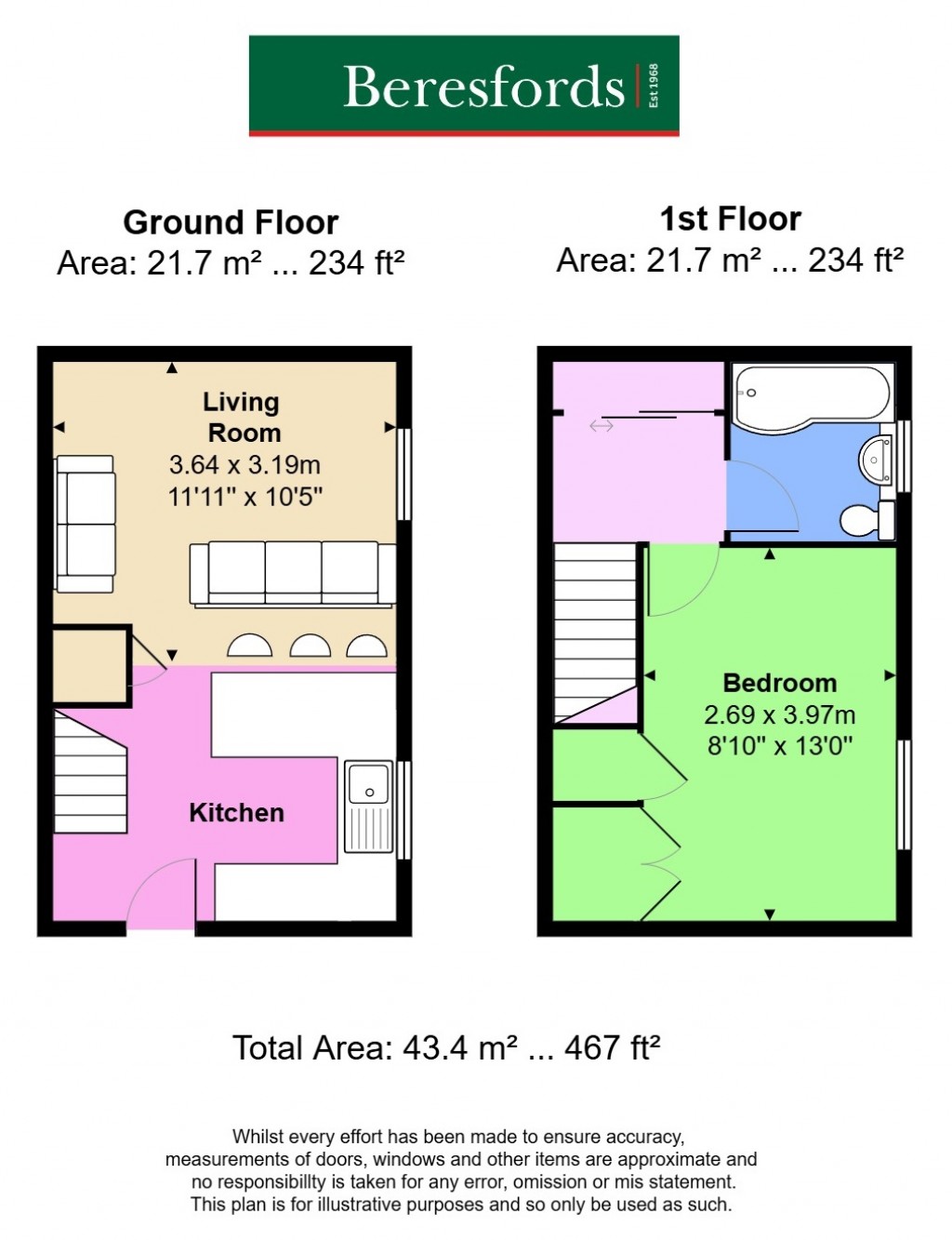 Floorplans For Hutton, Brentwood, Essex