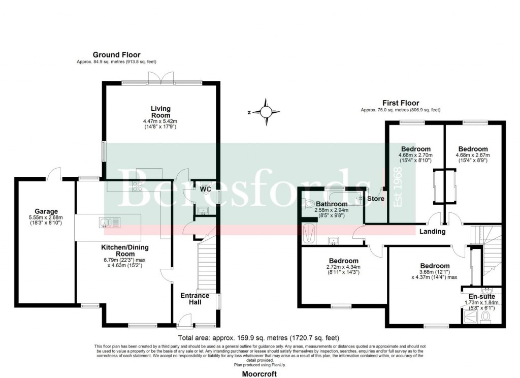 Floorplans For Hutton, Brentwood, Essex