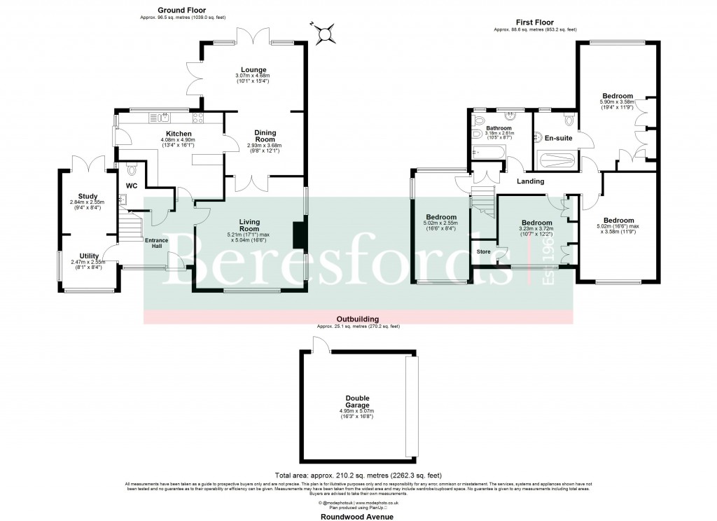 Floorplans For Hutton, Brentwood, Essex