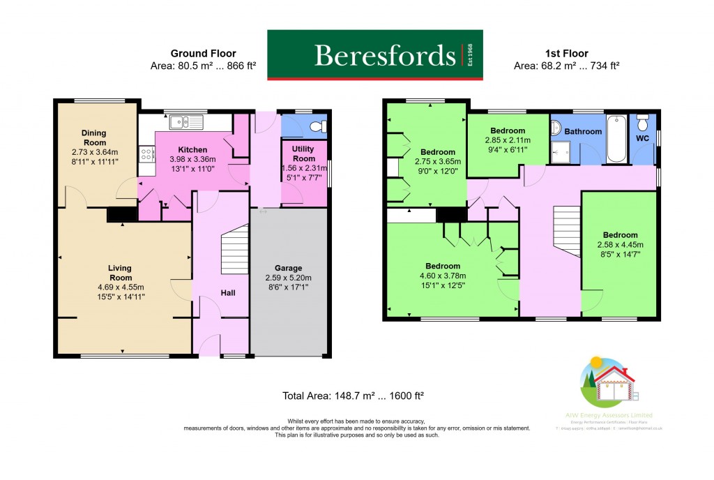 Floorplans For Shenfield, Brentwood, Essex