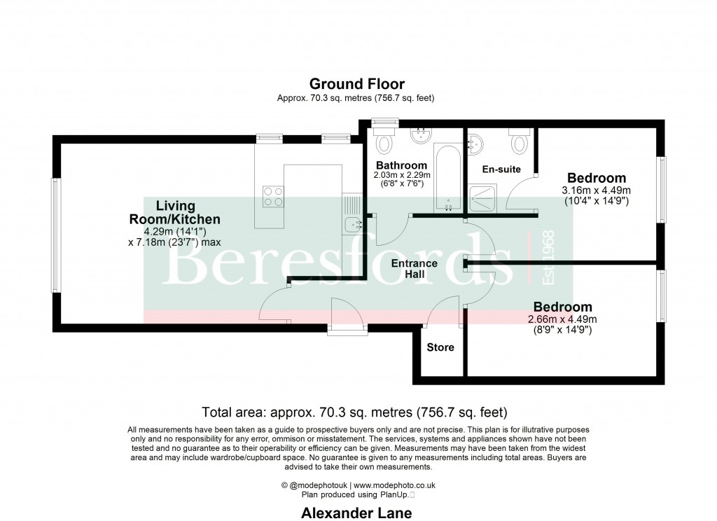 Floorplans For Hutton, Brentwood, Essex