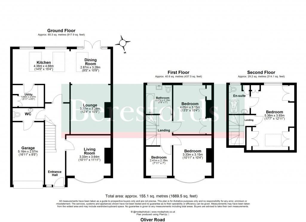 Floorplans For Shenfield, Brentwood, Essex