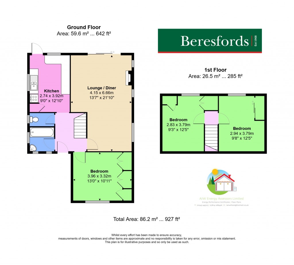 Floorplans For Hutton, Brentwood, Essex