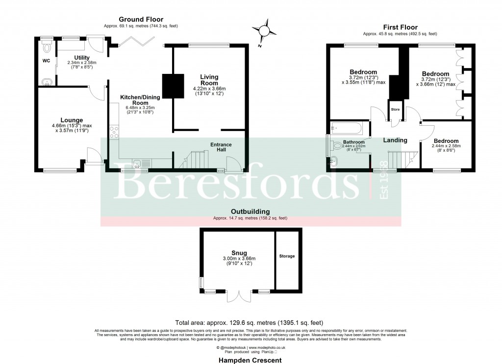 Floorplans For Warley, Brentwood, Essex