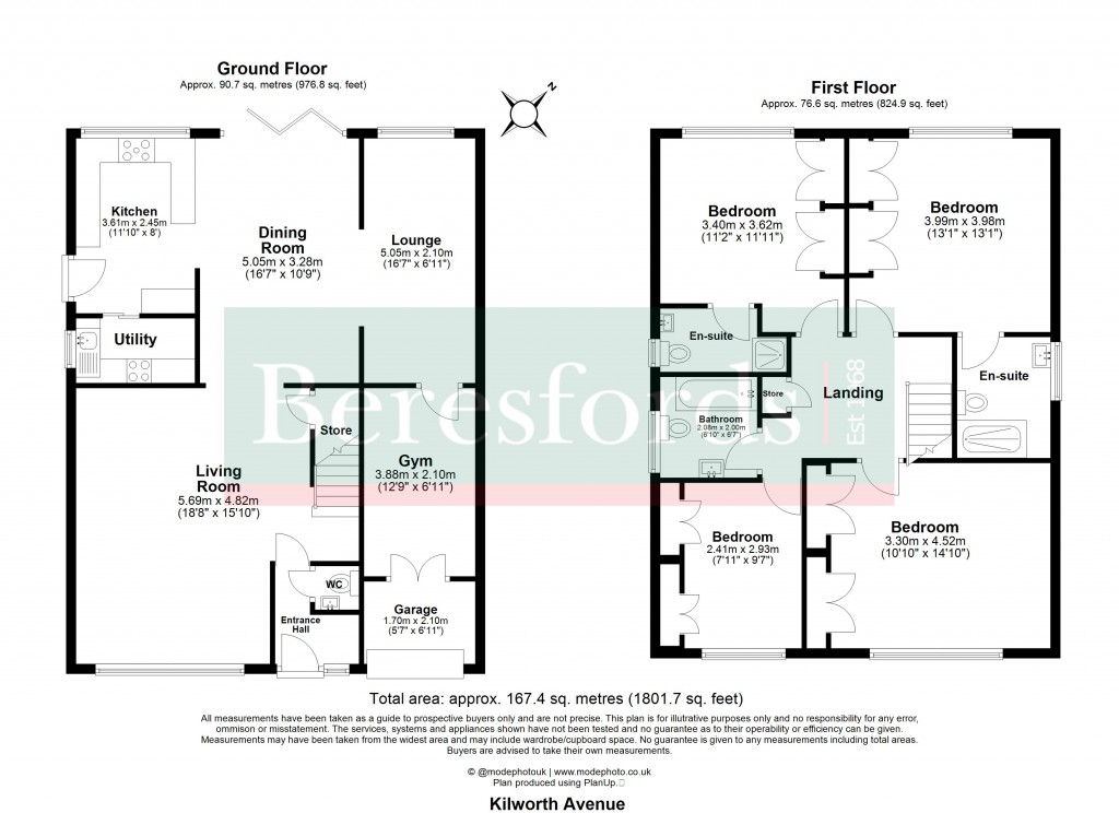 Floorplans For Shenfield, Brentwood, Essex