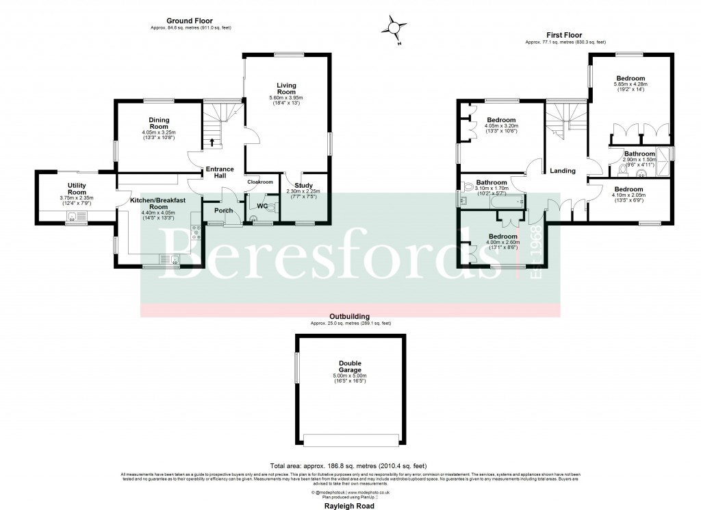 Floorplans For Hutton, Brentwood, Essex