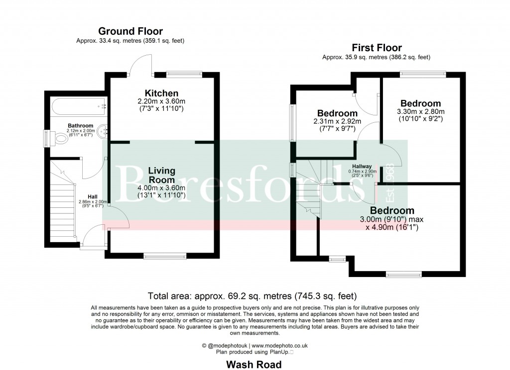 Floorplans For Hutton, Brentwood, Essex