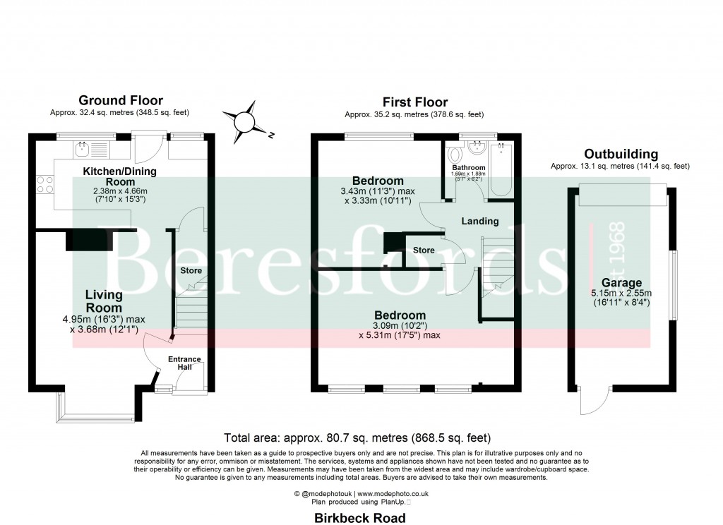 Floorplans For Hutton, Brentwood, Essex