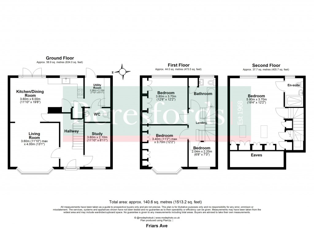 Floorplans For Shenfield, Brentwood, Essex