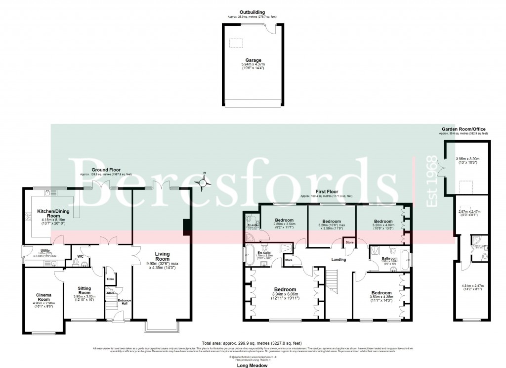 Floorplans For Hutton, Brentwood, Essex