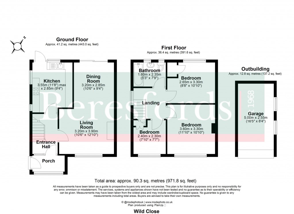 Floorplans For Hutton, Brentwood, Essex