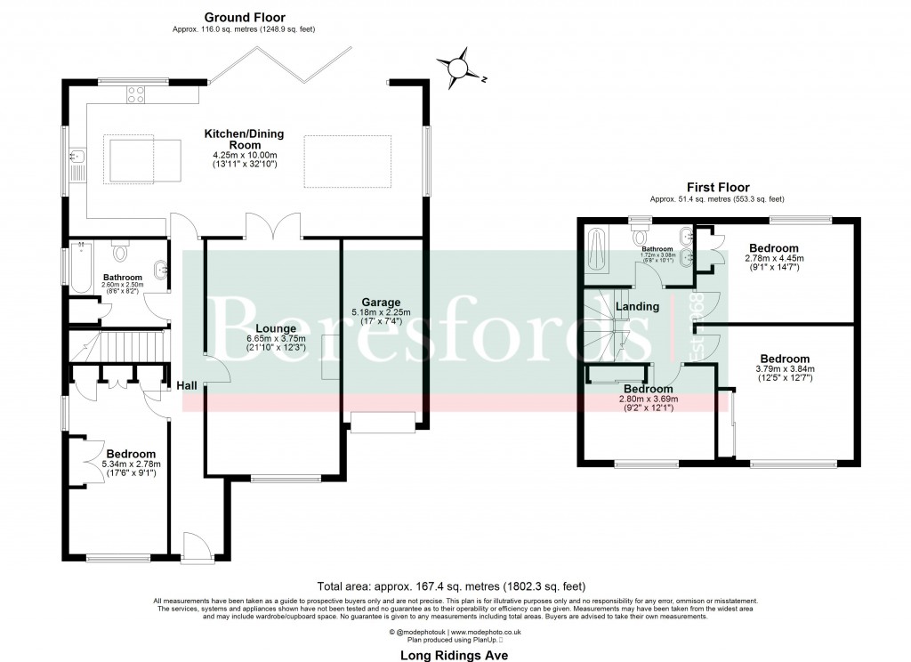 Floorplans For Hutton, Brentwood, Essex