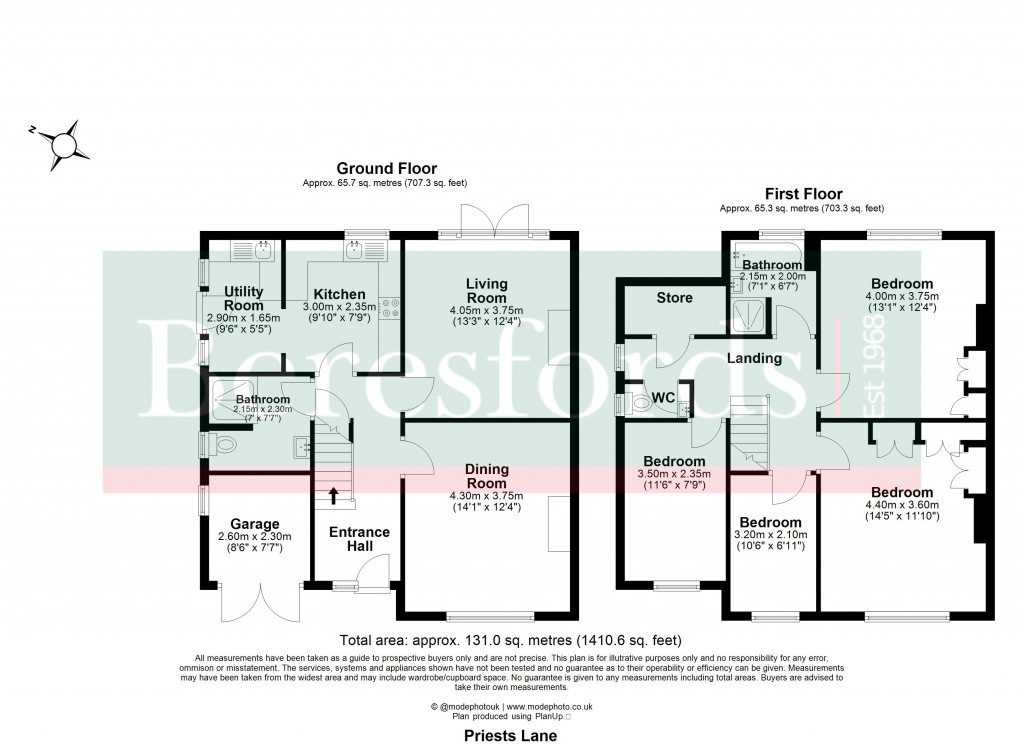 Floorplans For Shenfield, Brentwood, Essex