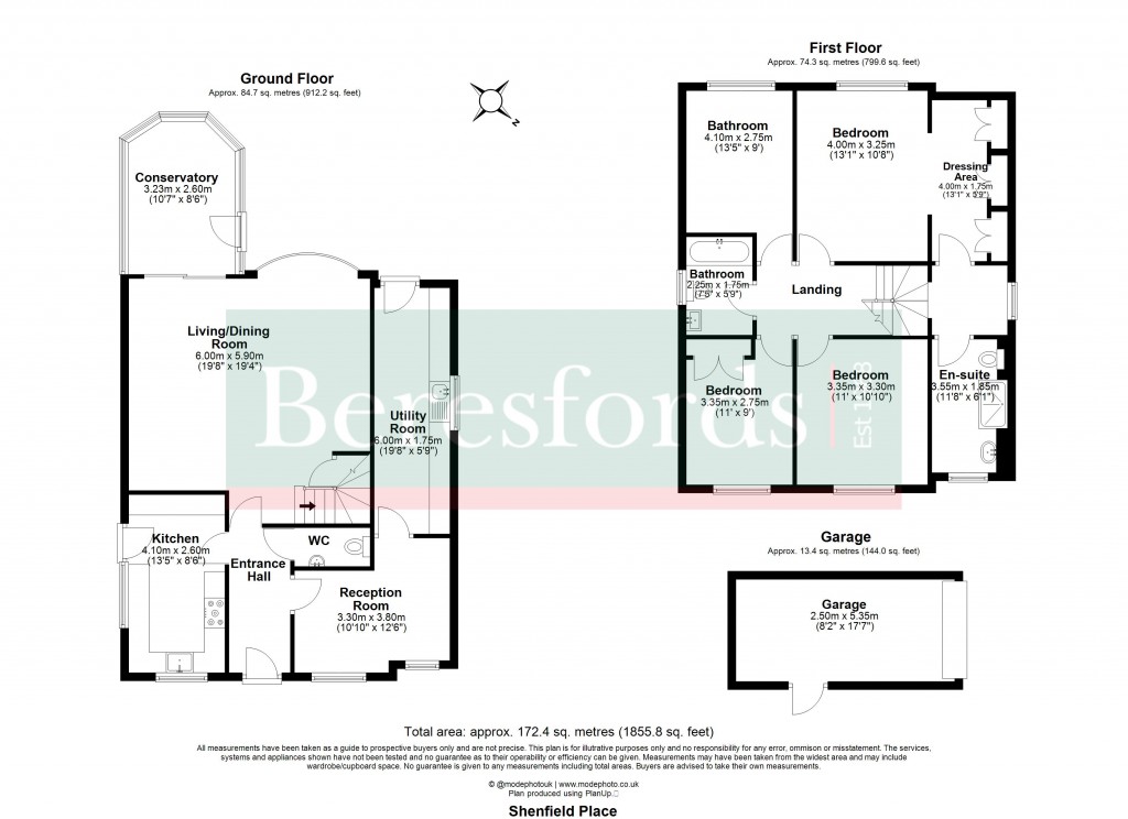 Floorplans For Shenfield, Brentwood, Essex