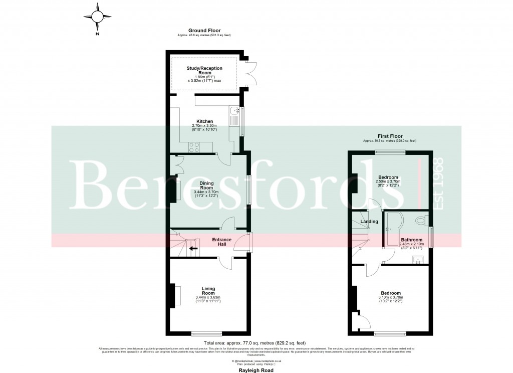 Floorplans For Hutton, Brentwood, Essex