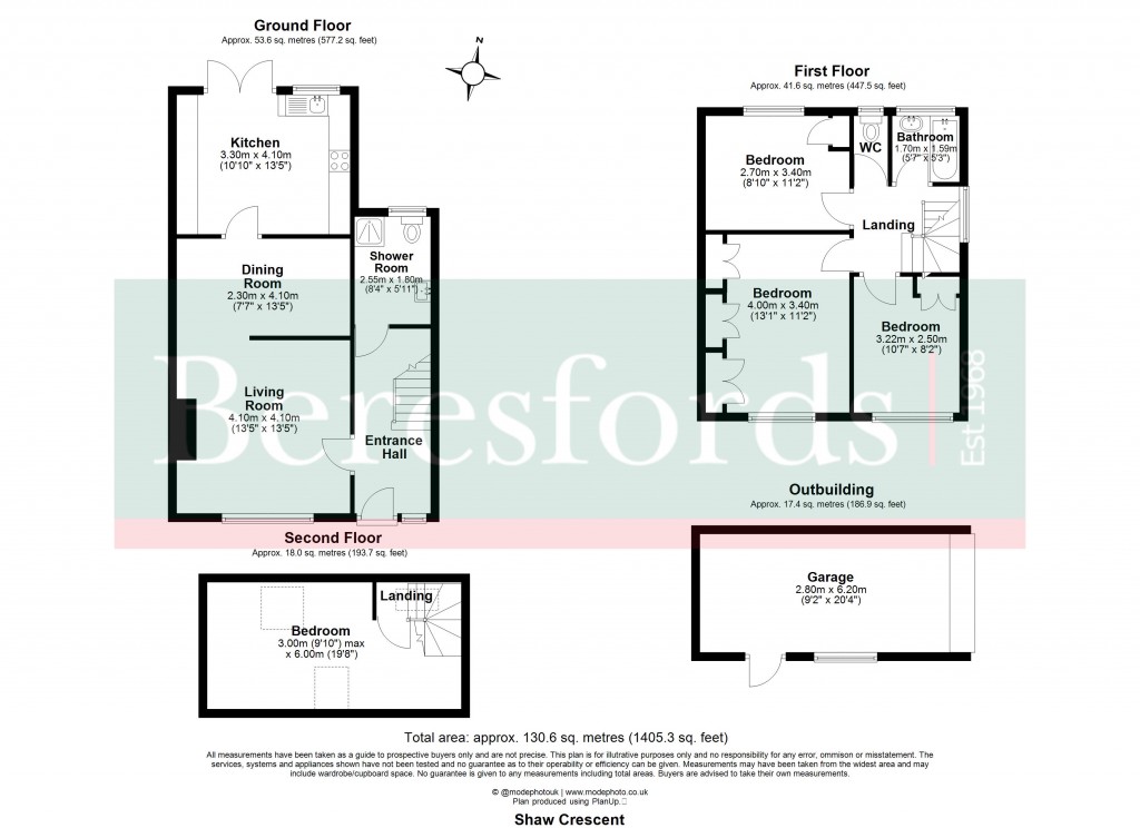 Floorplans For Hutton, Brentwood, Essex