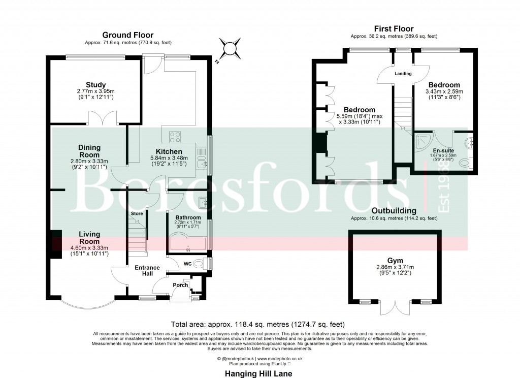 Floorplans For Hutton, Brentwood, Essex