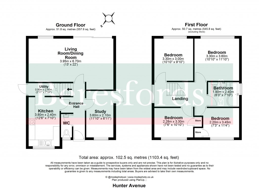 Floorplans For Shenfield, Brentwood, Essex