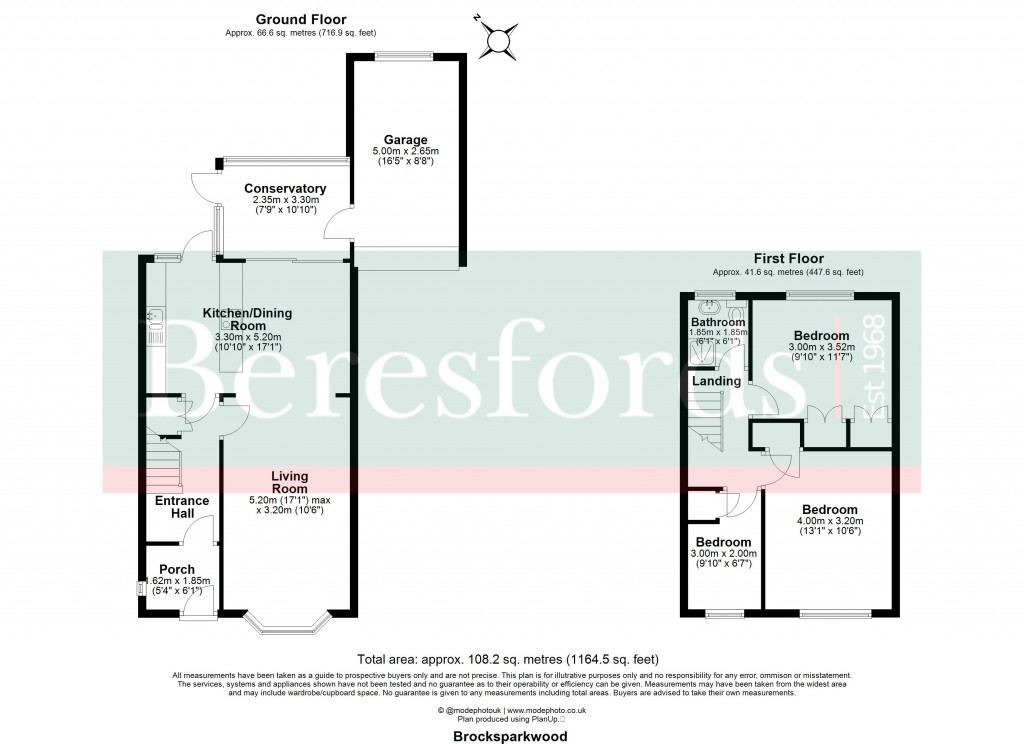 Floorplans For Brentwood, Essex
