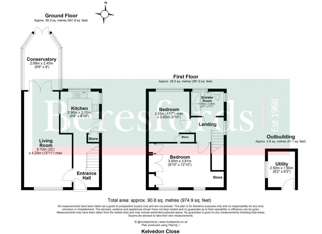 Floorplans For Hutton, Brentwood, Essex