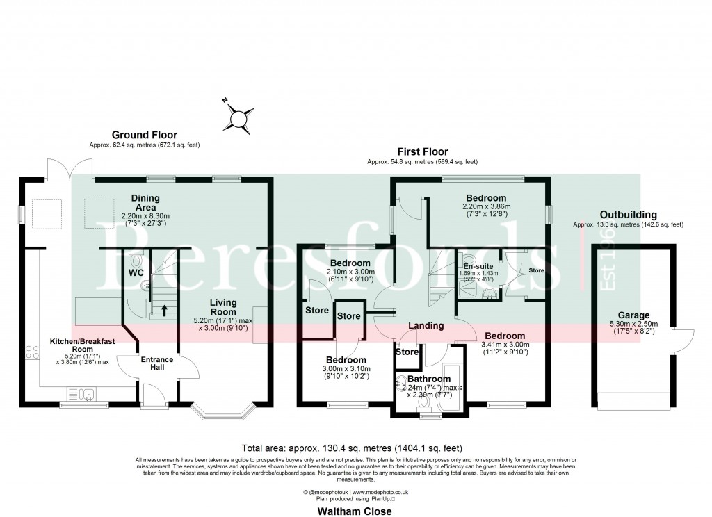 Floorplans For Hutton, Brentwood, Essex