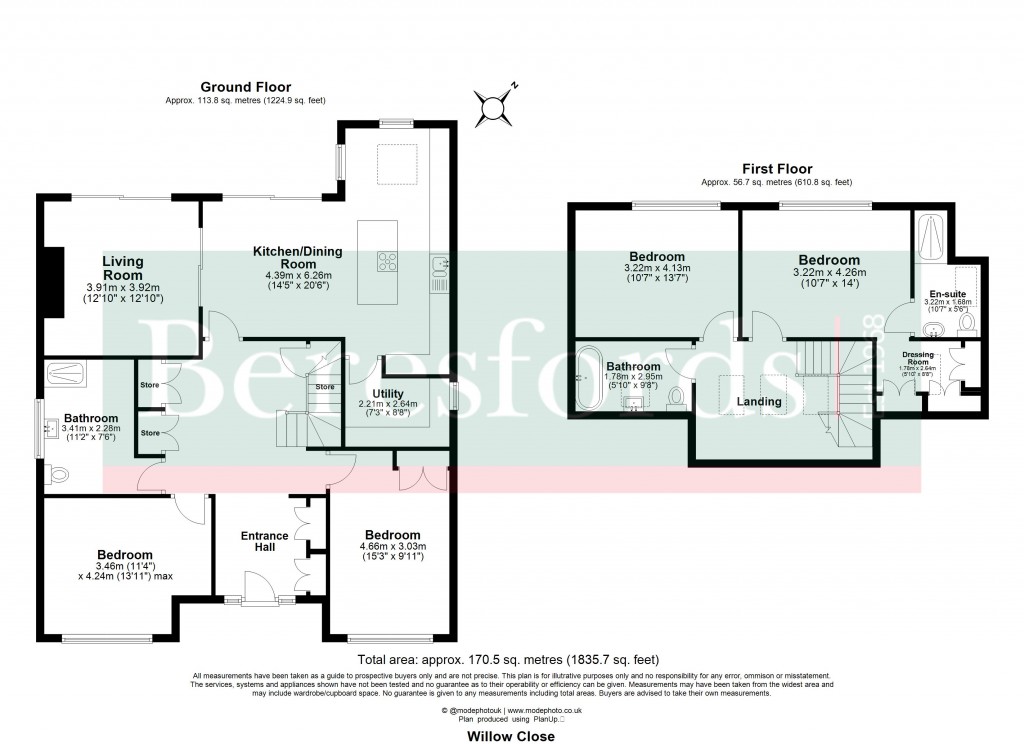 Floorplans For Hutton, Brentwood, Essex