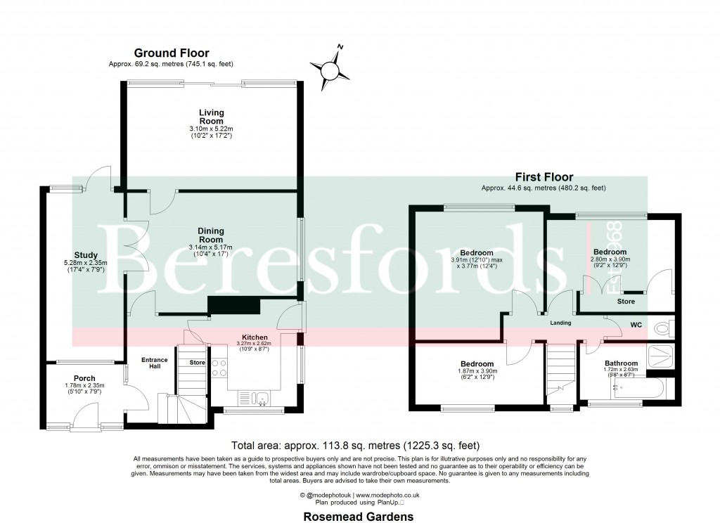 Floorplans For Hutton, Brentwood, Essex