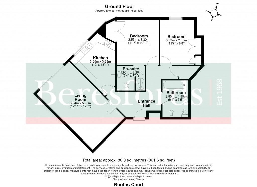 Floorplans For Hutton, Brentwood, Essex