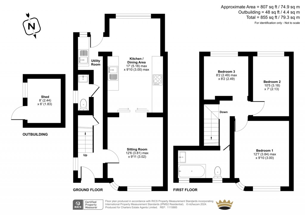Floorplans For Oakley Road, Millbrook, Southampton, Hampshire, SO16