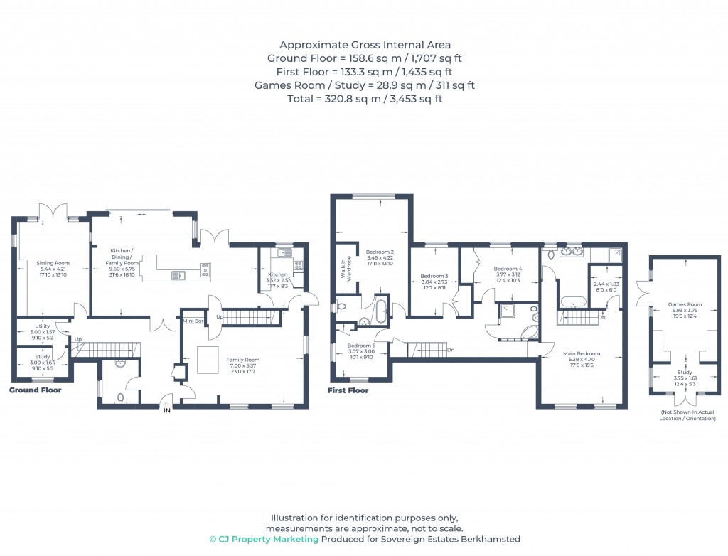 Floorplans For Berkhamsted, Hertfordshire