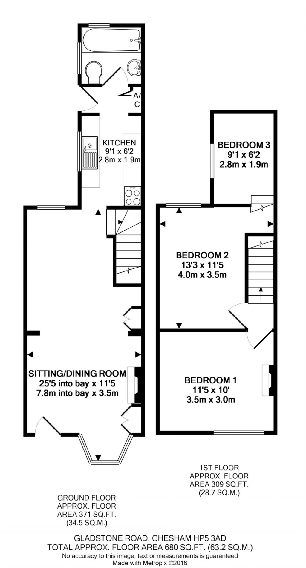 Floorplans For Chesham, Buckinghamshire