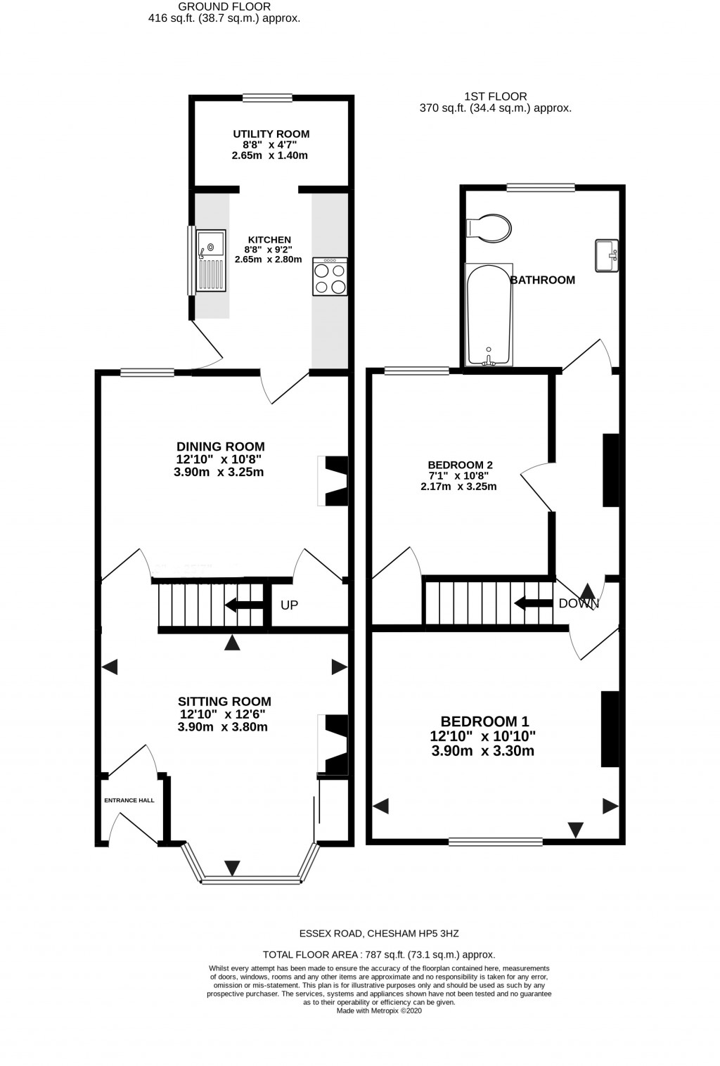 Floorplans For Chesham, Buckinghamshire