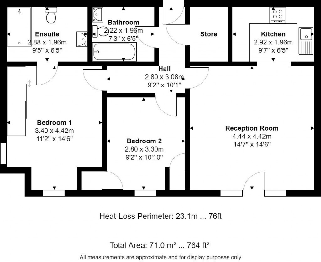 Floorplans For Castle Village, Berkhamsted, Hertfordshire