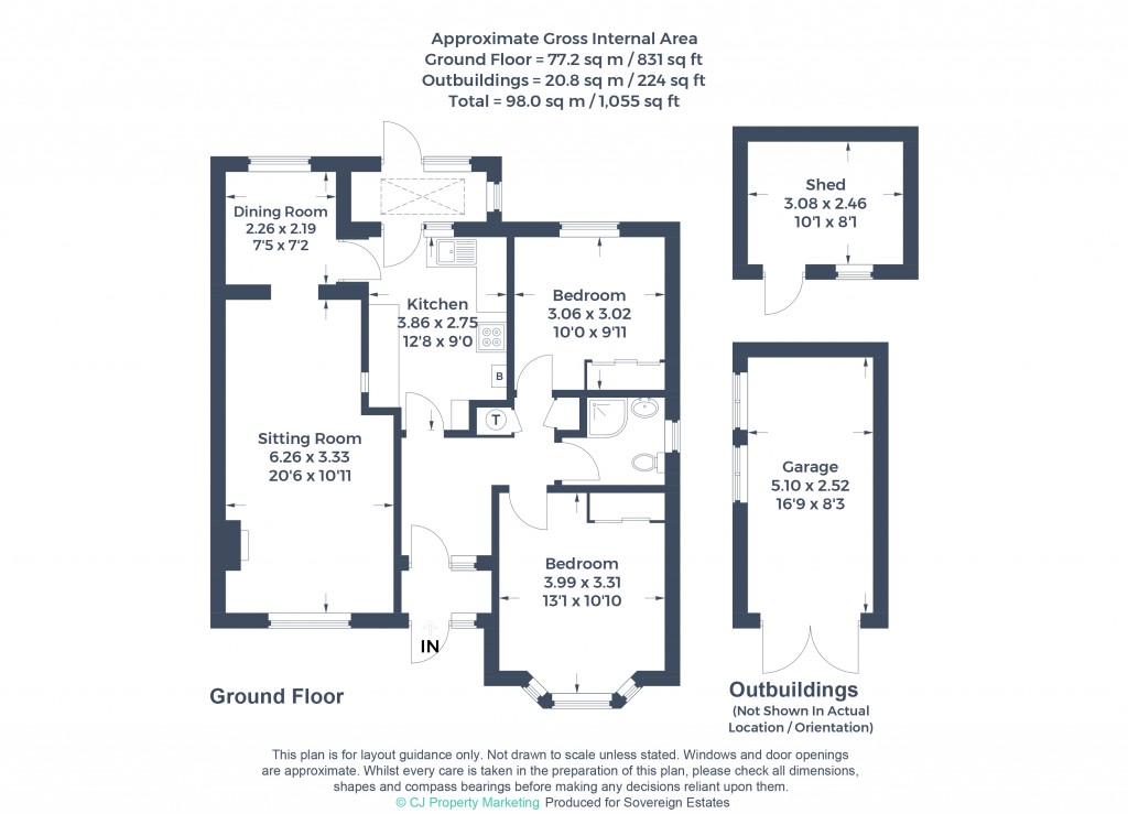 Floorplans For Northchurch, Berkhamsted, Hertfordshire