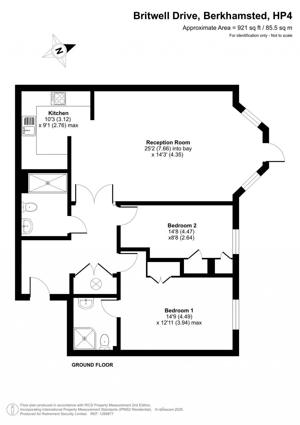 Floorplans For Castle Village, Berkhamsted, Hertfordshire