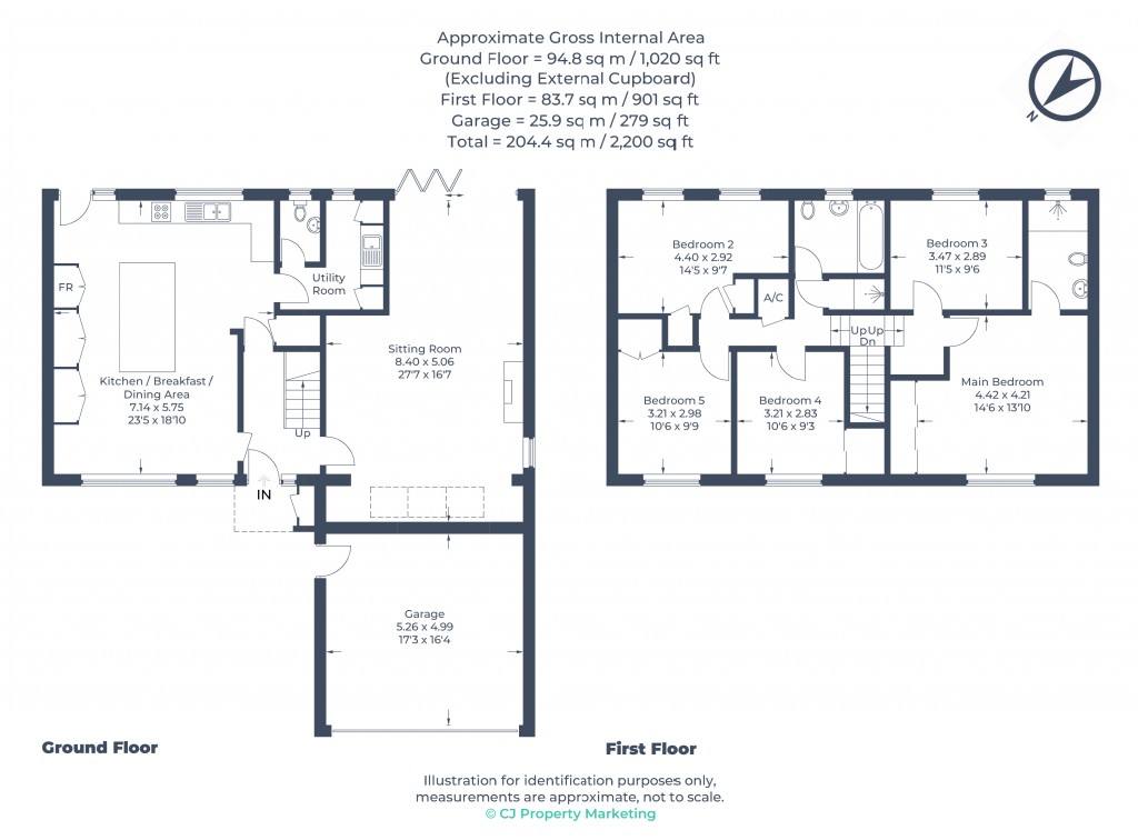 Floorplans For Berkhamsted, Hertfordshire