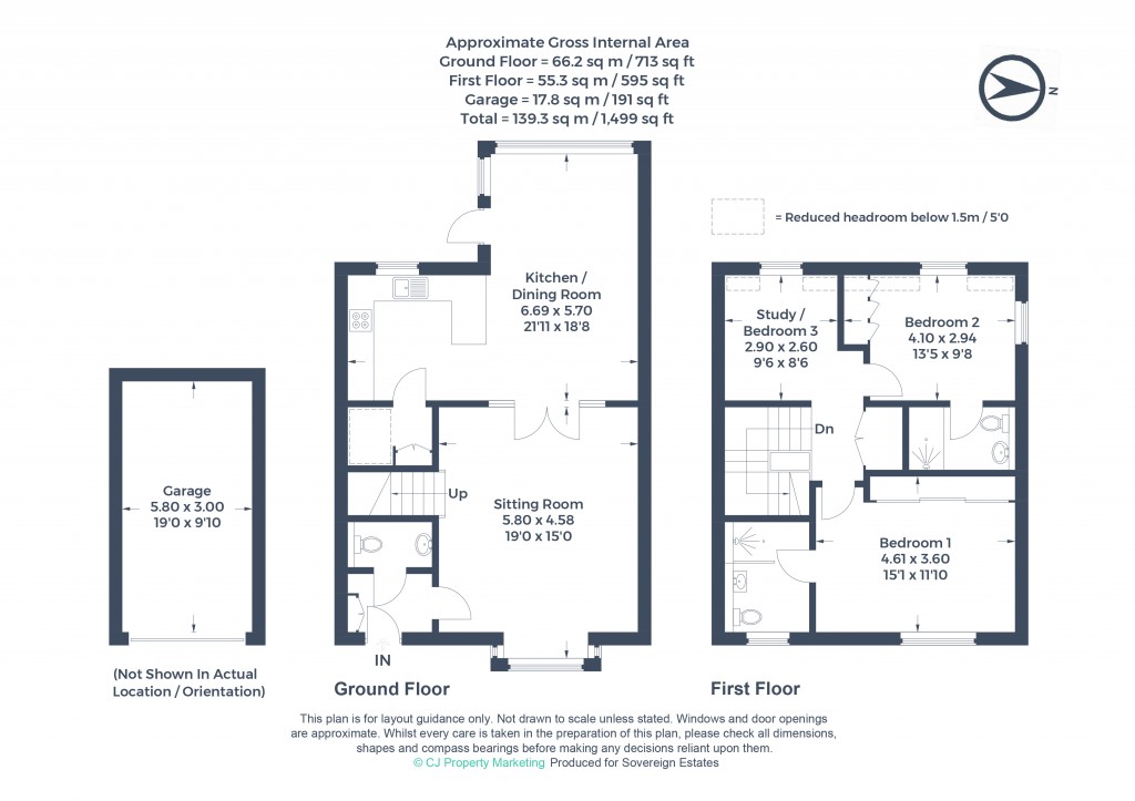 Floorplans For Boxmoor, Hertfordshire